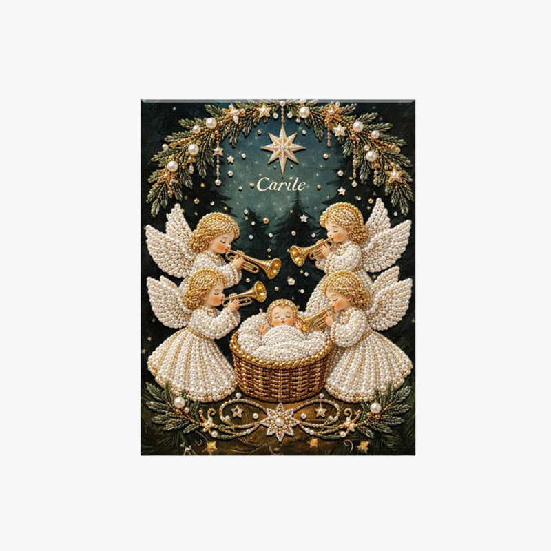 β¨π Diamond Painting Kit met Kerststal | Jezus Christus Kerst Geloof Kunstdecoratie ππ