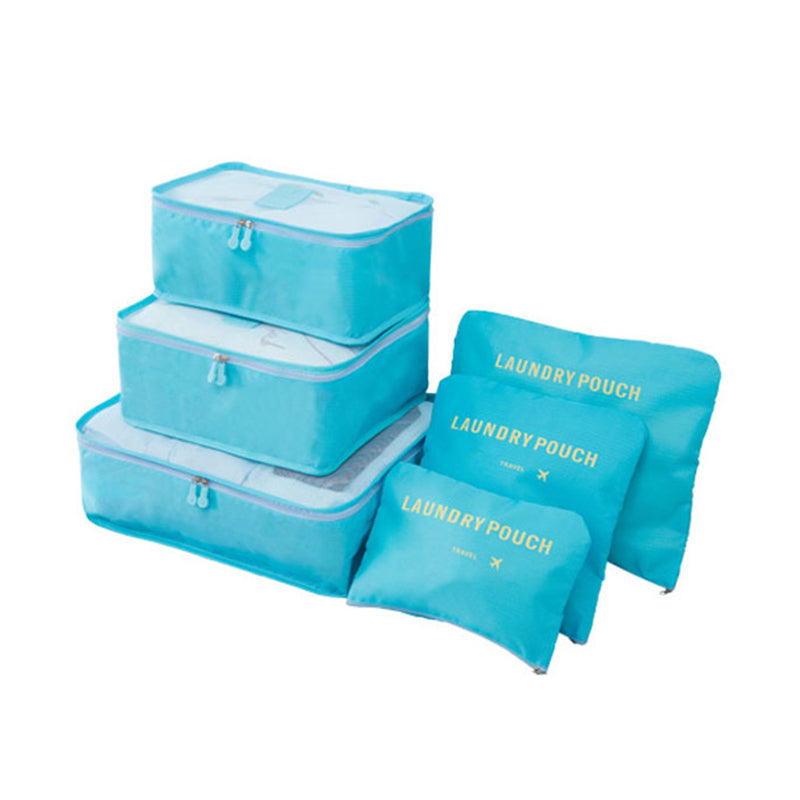 Draagbare inpakblokjes voor bagage - 6 stuks