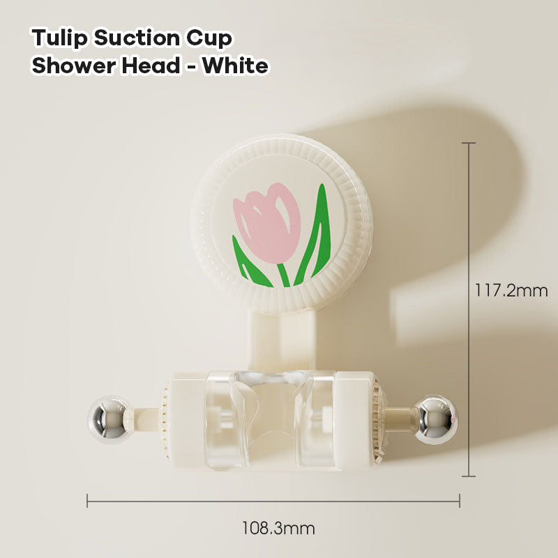 Zuignap douchekopbeugel zonder perforatie