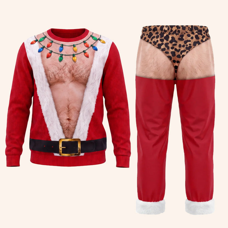 Grappige kerstverlichting-broek π