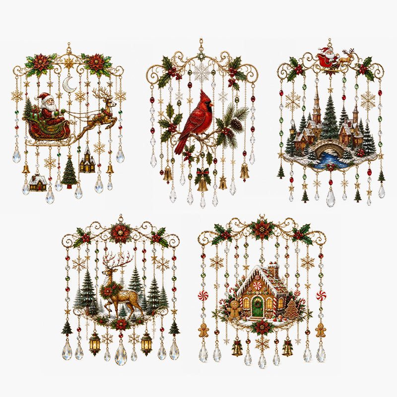 ๐ Elegant Christmas Glass Bell โ Een Tijdloze Kerstdecoratie Vol Warmte! ๐๐