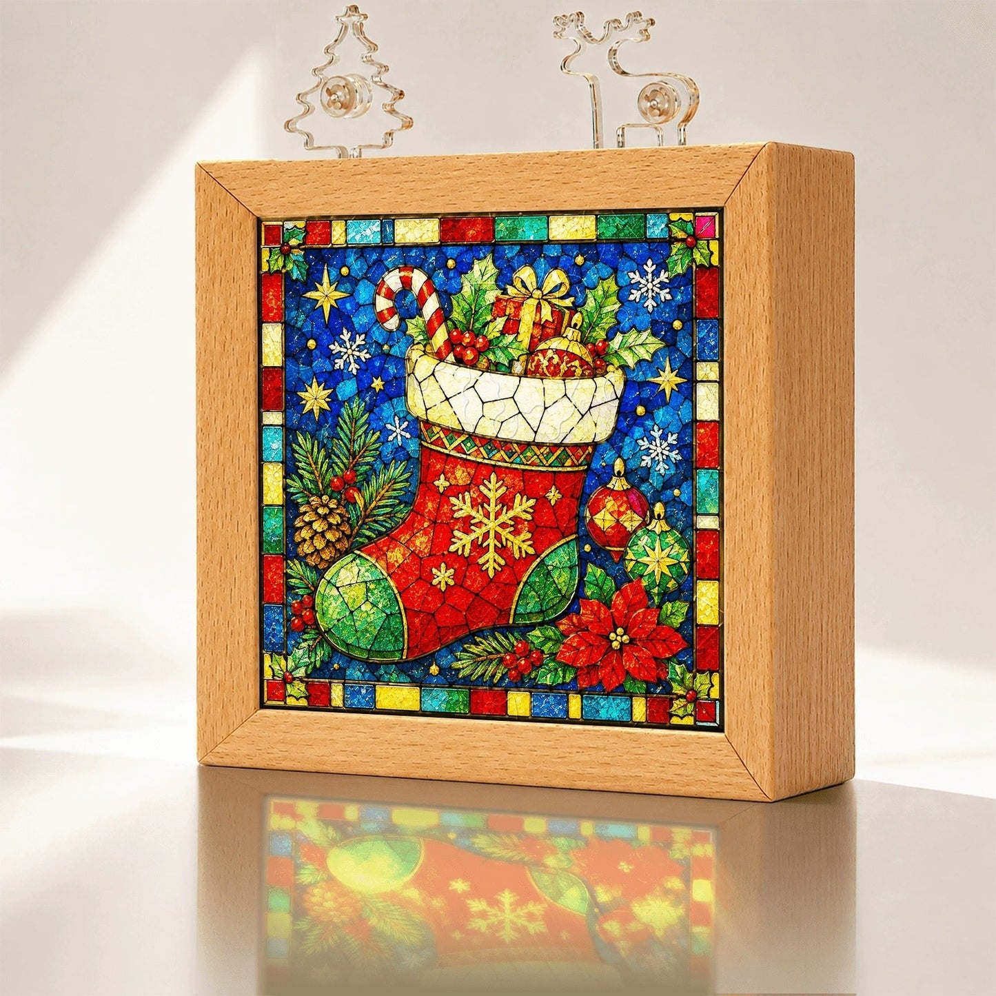 π§© Nachtlampje met kerstpuzzel β maak je eigen kerstverlichting