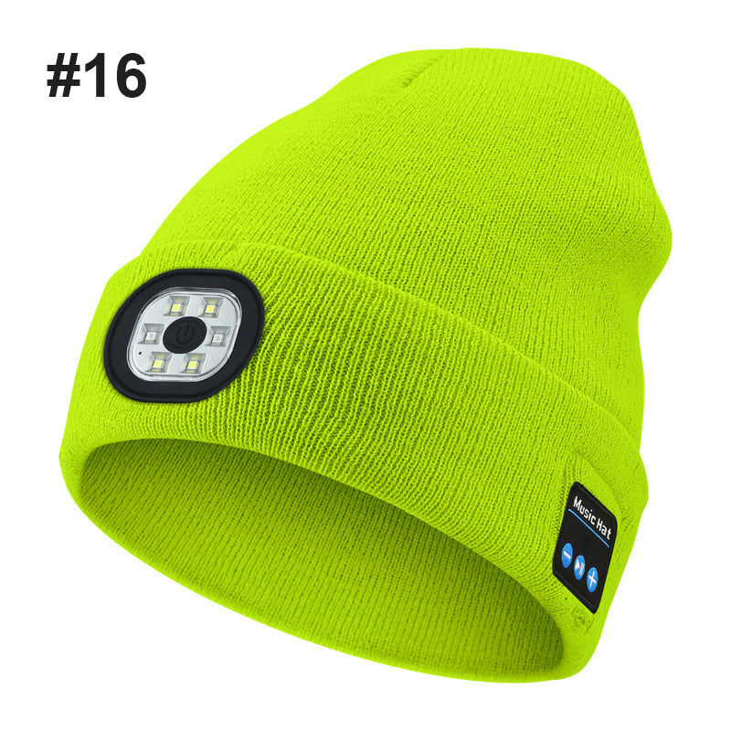 Bluetooth LED Gebreide Muts