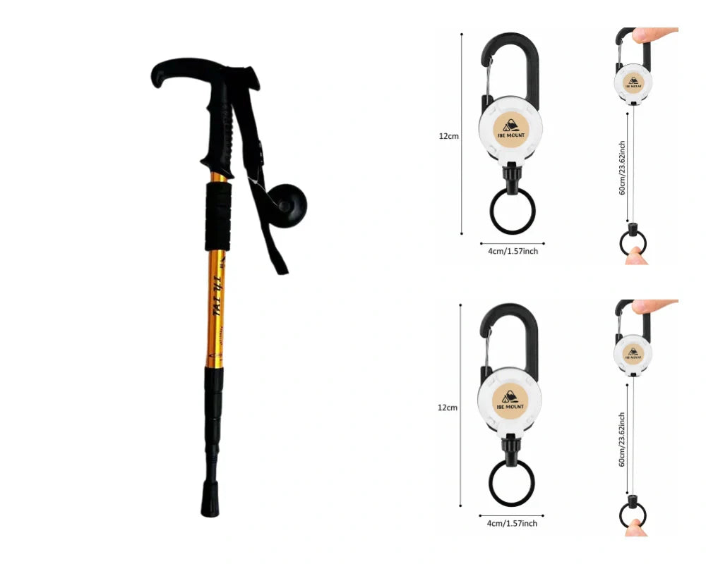 π Aluminium Trekkingstok β Lichtgewicht, Verstelbaar & Comfortabel! π₯Ύβ¨