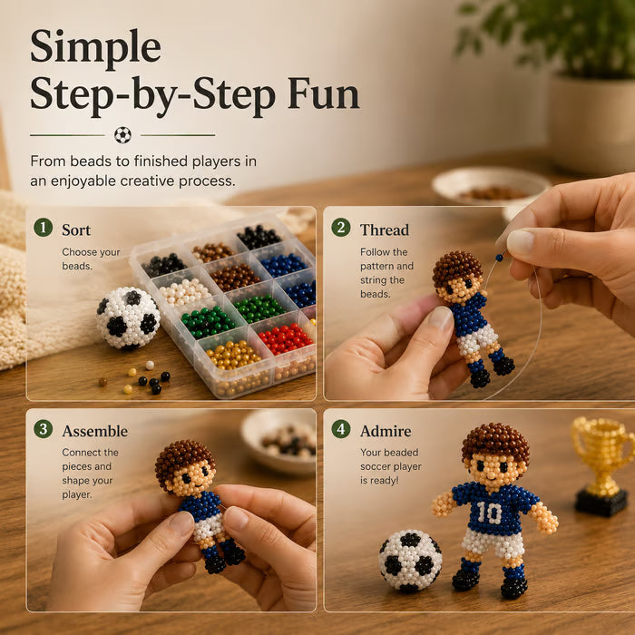 🔥Laatste dag: 50% KORTING Een Creatieve DIY Hobby Voor Echte Voetbalfans! ⚽🌈🪡