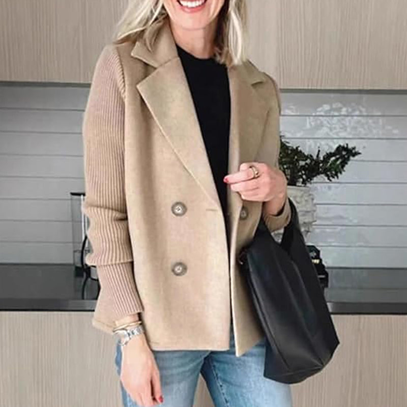 🍂Patchworkjacke Uit Wol🧥