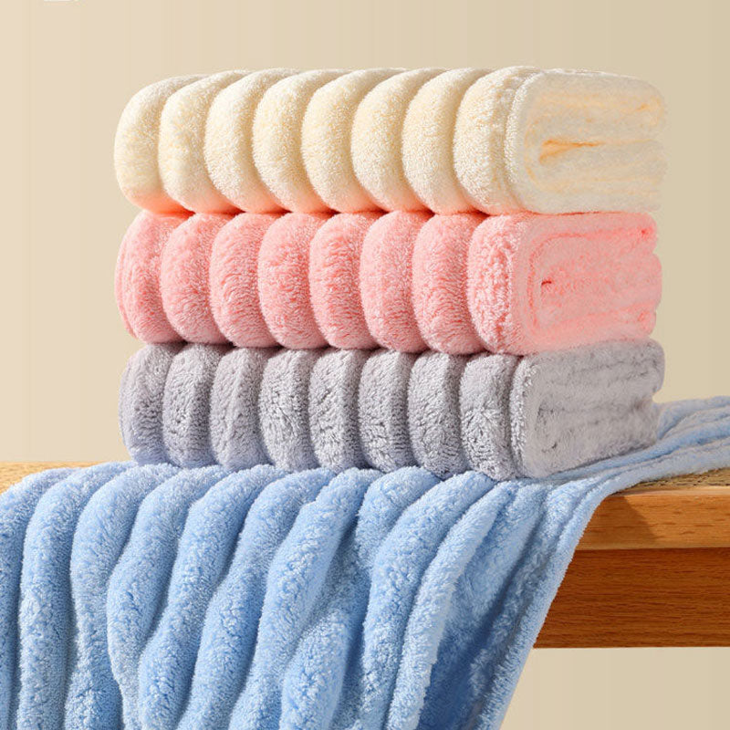 Koraal fluwelen droogkapje