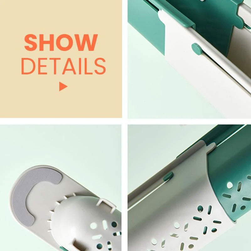 Vernieuwd telescopisch opbergrek voor gootsteen😊