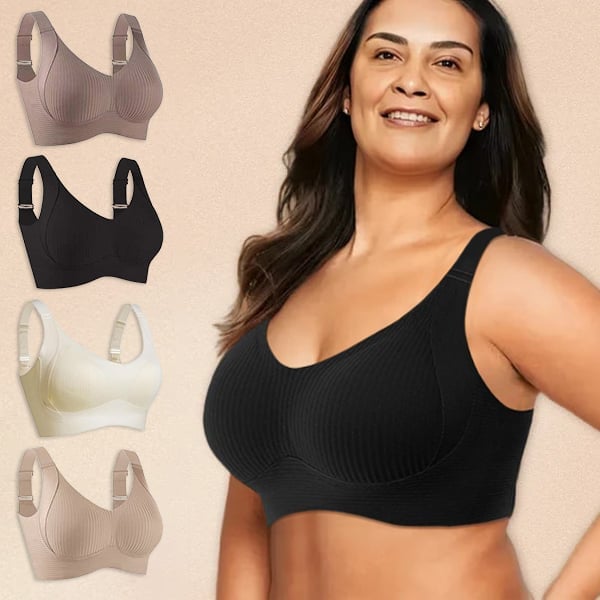 ⏳Wekelijkse speciale aanbieding:Koop 2, krijg 1 gratis❤️🎁Push-up bh met lint voor dames met verstelbare gebogen bandjes