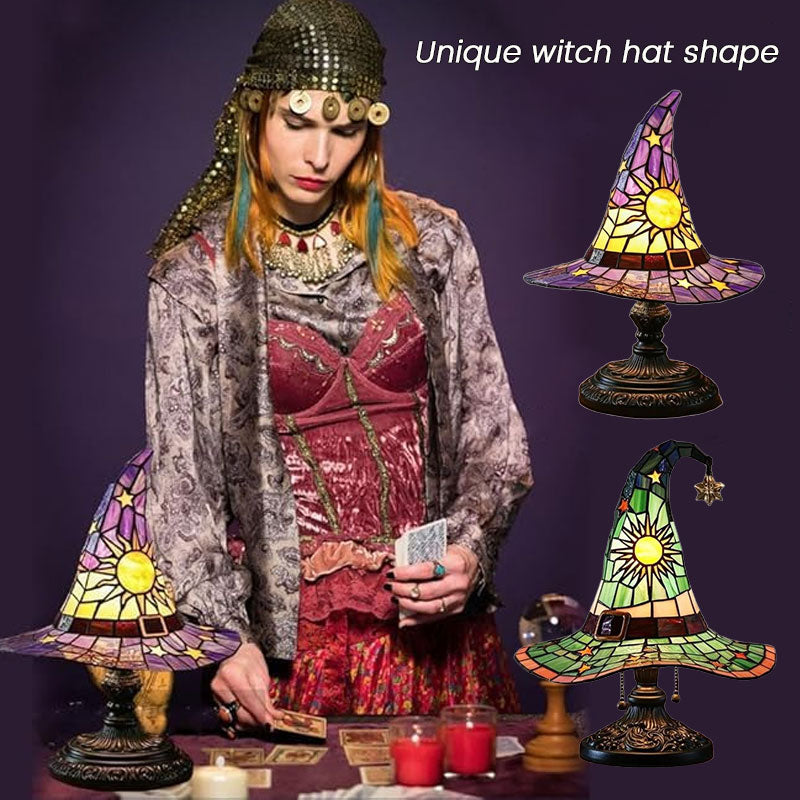 🎃Verlicht je fantasierijke nacht🧙♀️Nachtlampje met heksenhoed