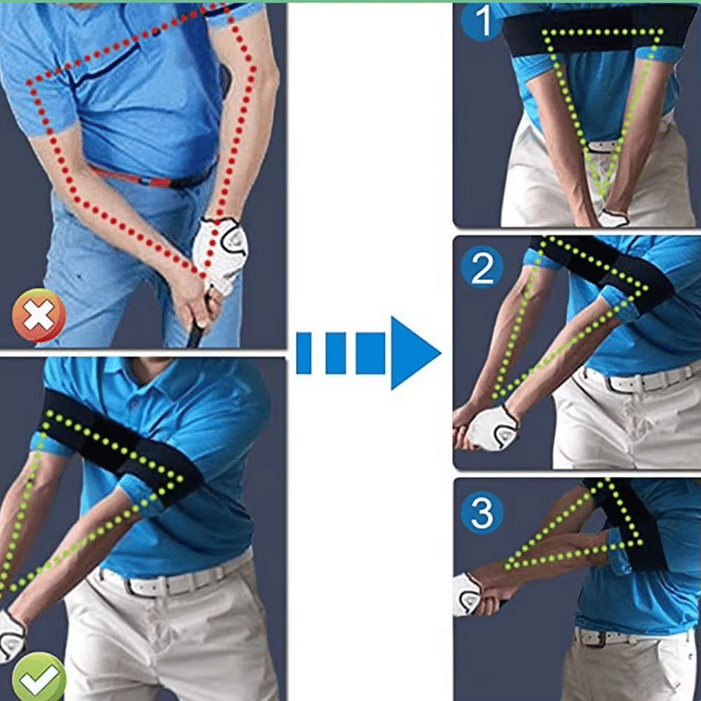 🏌️Golf Handledskorrigeringstränare& Armbandenset