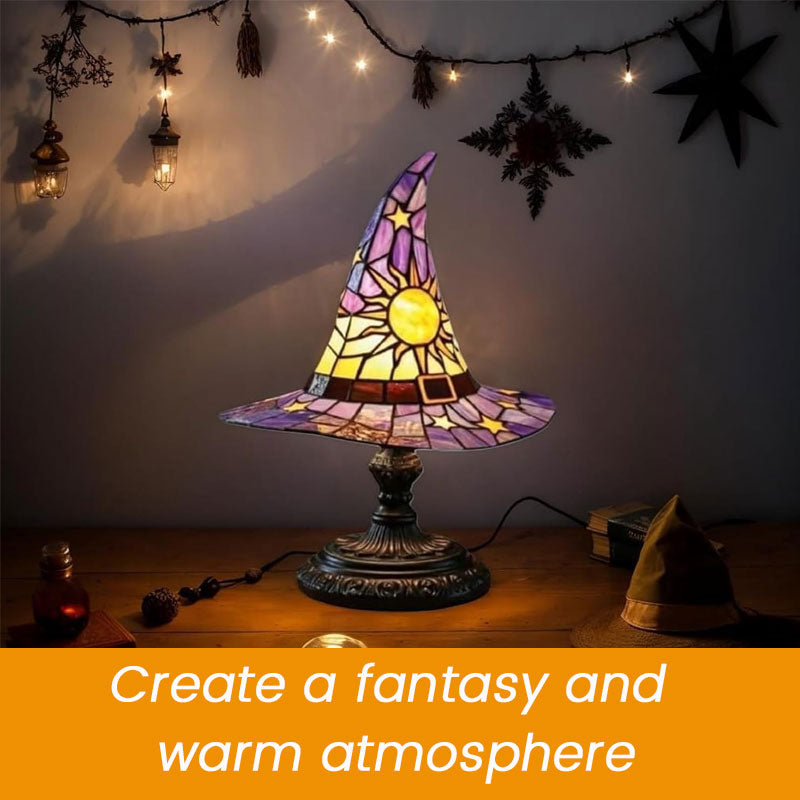 🎃Verlicht je fantasierijke nacht🧙♀️Nachtlampje met heksenhoed