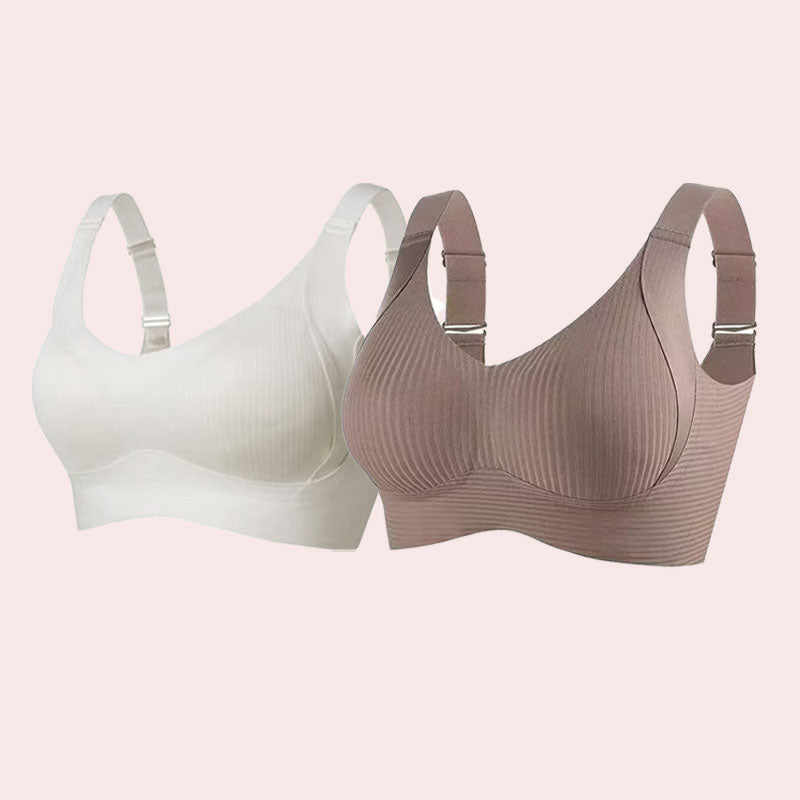 ⏳Wekelijkse speciale aanbieding:Koop 2, krijg 1 gratis❤️🎁Push-up bh met lint voor dames met verstelbare gebogen bandjes