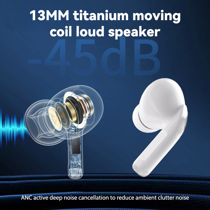 In-ear Bluetooth-oortelefoon met schermweergave