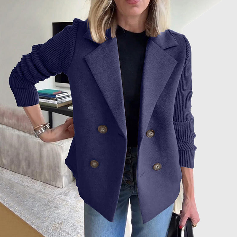🍂Patchworkjacke Uit Wol🧥