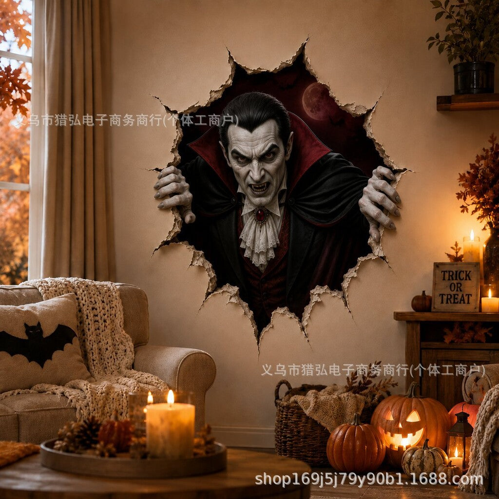 ππ» Halloween 3D Muursticker β Laat je Muur Tot Leven Komen! π·οΈ