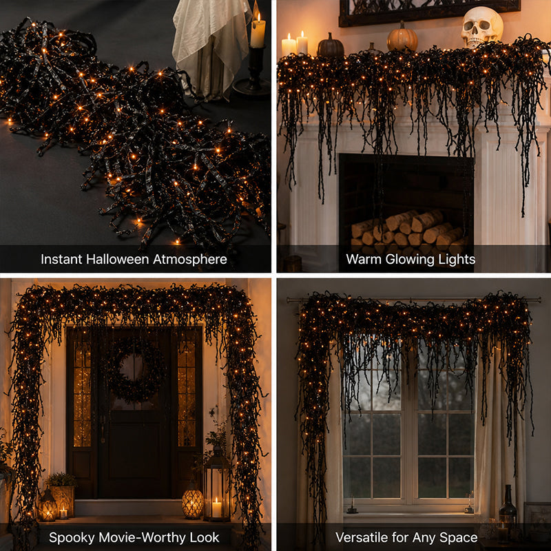 π Spooky Chic: Halloween-decoratieset voor bij de open haard π»