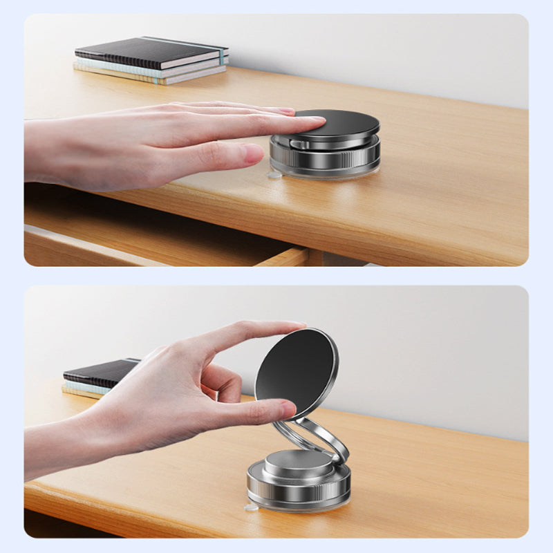 🚗 Mechanische Vacuüm Magnetische Houder voor Autotelefoon - Maak je Handen Vrij, Rij Gemakkelijker! 📱