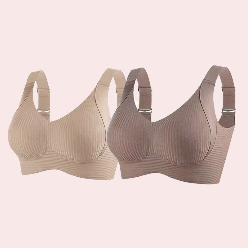 ⏳Wekelijkse speciale aanbieding:Koop 2, krijg 1 gratis❤️🎁Push-up bh met lint voor dames met verstelbare gebogen bandjes