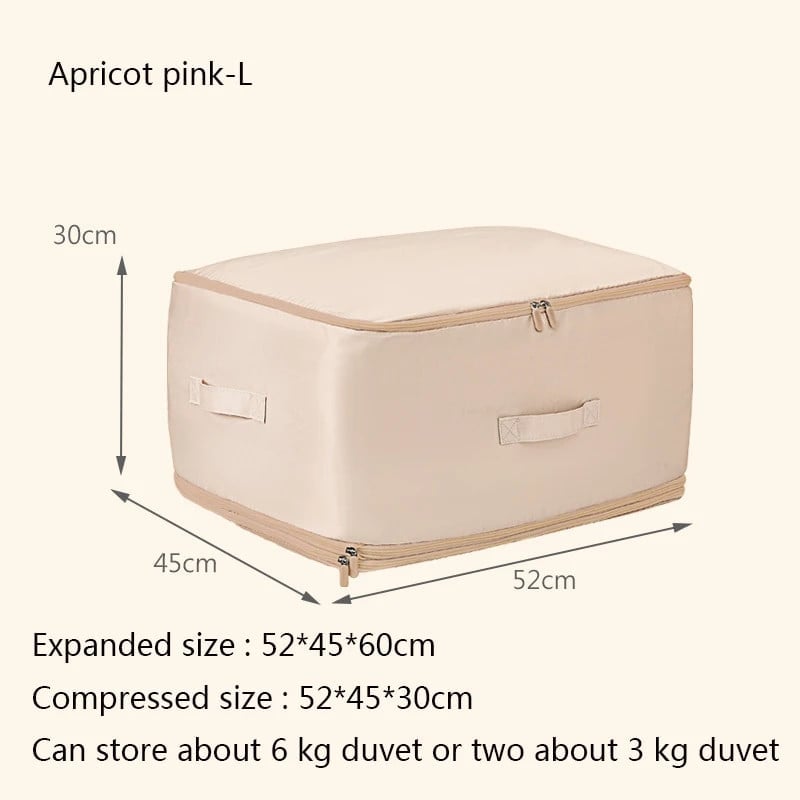 Compressiedekbed opbergtas met grote capaciteit