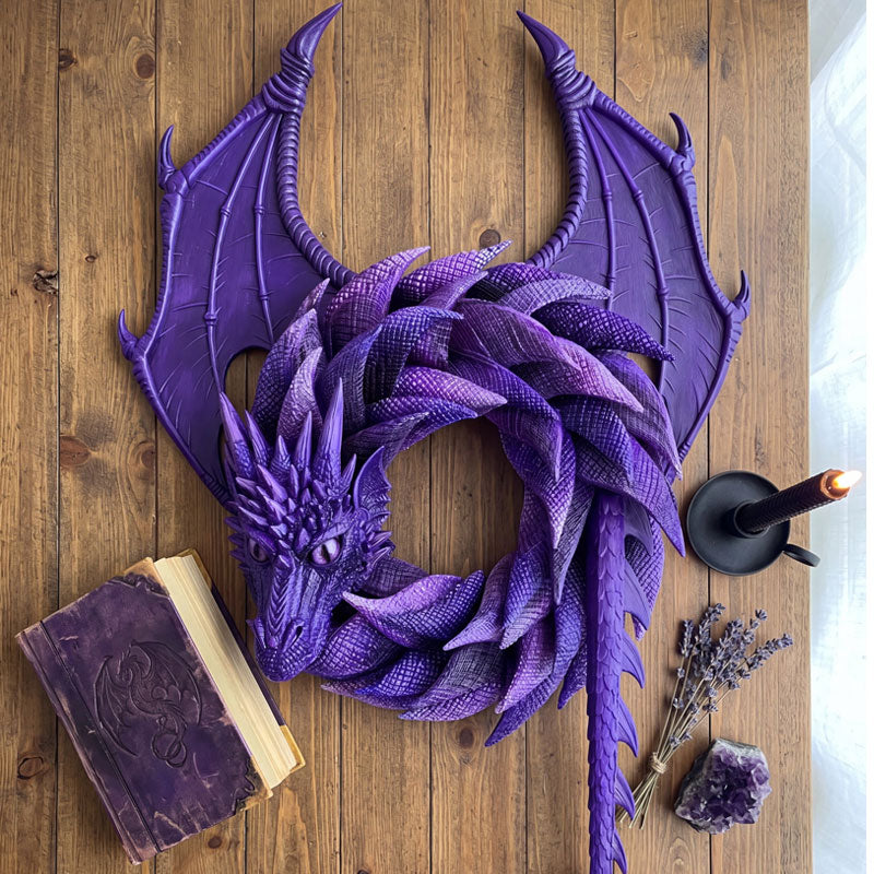Draken Wandkrans โ Mysterieus & Artistiek Interieuraccent ๐๐ฟโจ