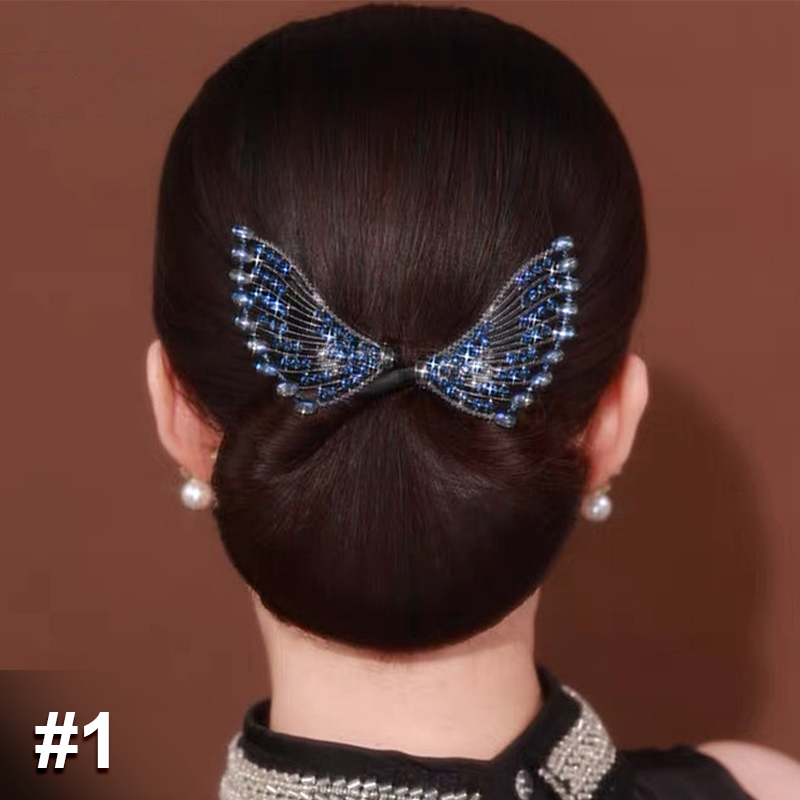 Gemakkelijke luxe haaraccessoires voor knotkapsel