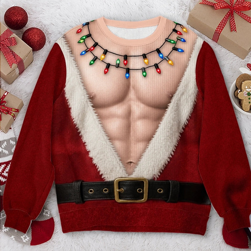 π
π Het kerstshirt dat iedereen zich zal herinneren β Grappig kerstman-shirt met lange mouwen