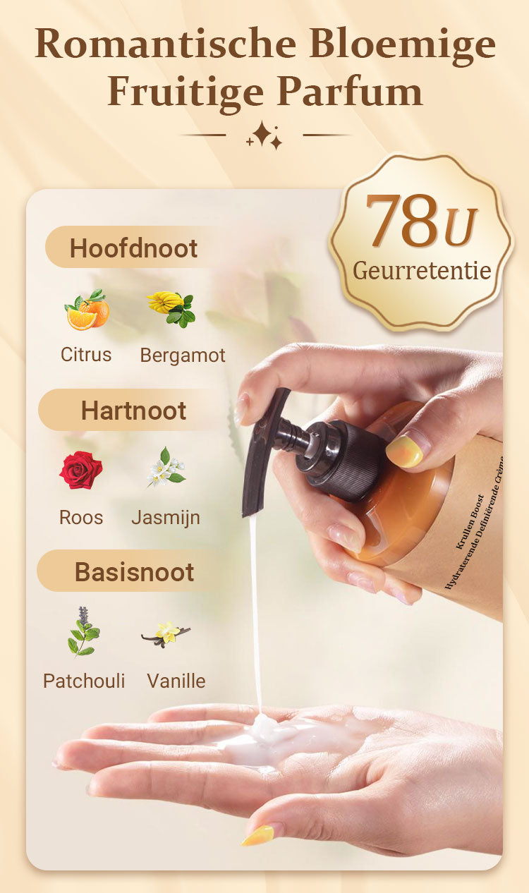 🔥2025 hete verkoop🔥Langdurig stylingvolume hydraterende elasticiteitverhogende crème voor krullend haa