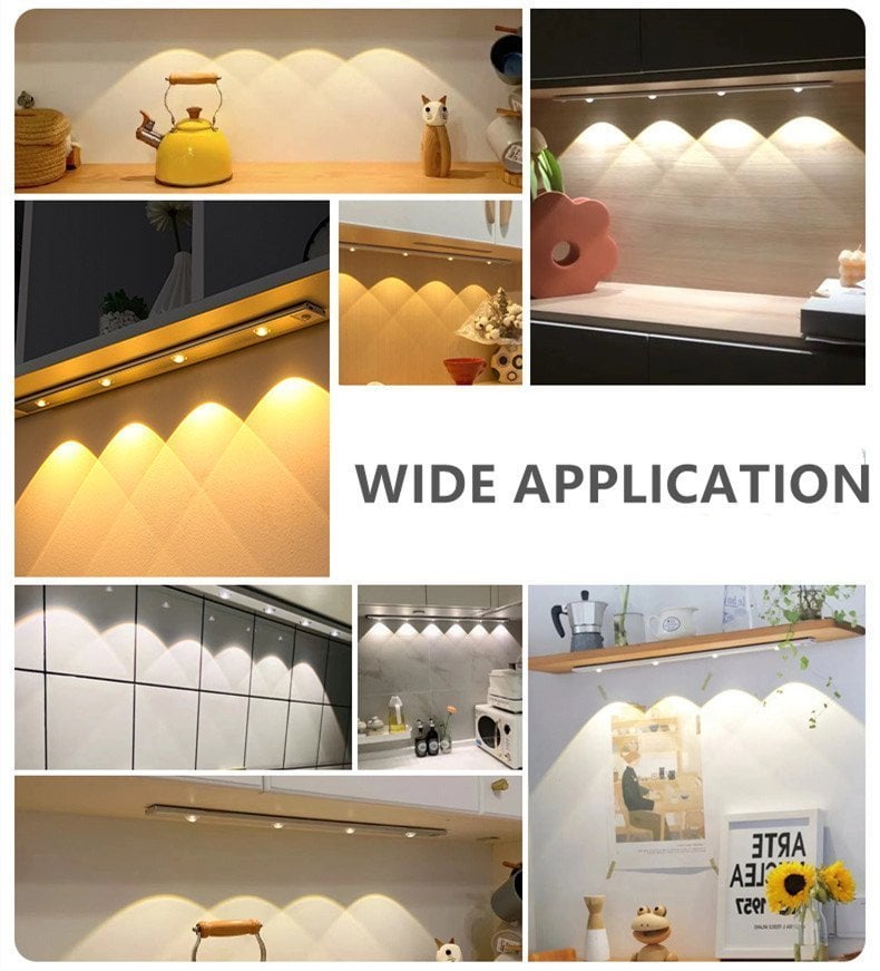 🔥LAATSTE DAG 49% KORTING💡LED-BEWEGINGSSENSORKASTVERLICHTING (USB-OPLADEN)💡