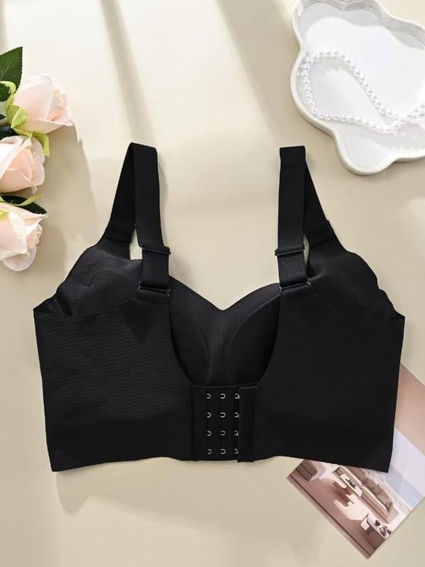 ⏳Wekelijkse speciale aanbieding:Koop 2, krijg 1 gratis❤️🎁Push-up bh met lint voor dames met verstelbare gebogen bandjes