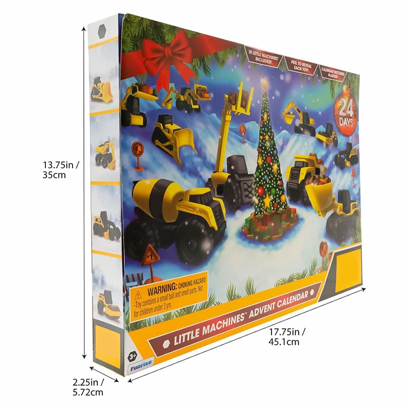 🎄24 daagse aftelkalender met vrachtwagen onderweg naar Kerstmis