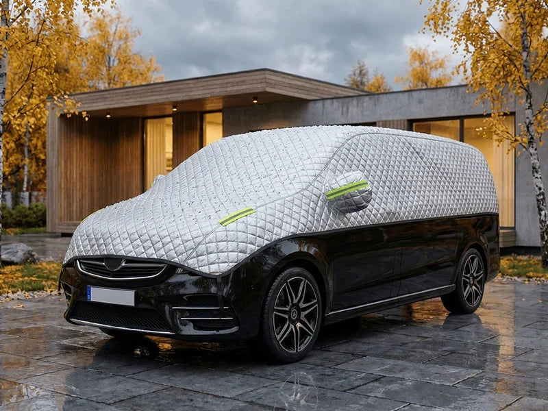 🌞❄️ Universele Auto Voorruithoes – Minder Hitte in de Zomer, Minder IJs in de Winter!