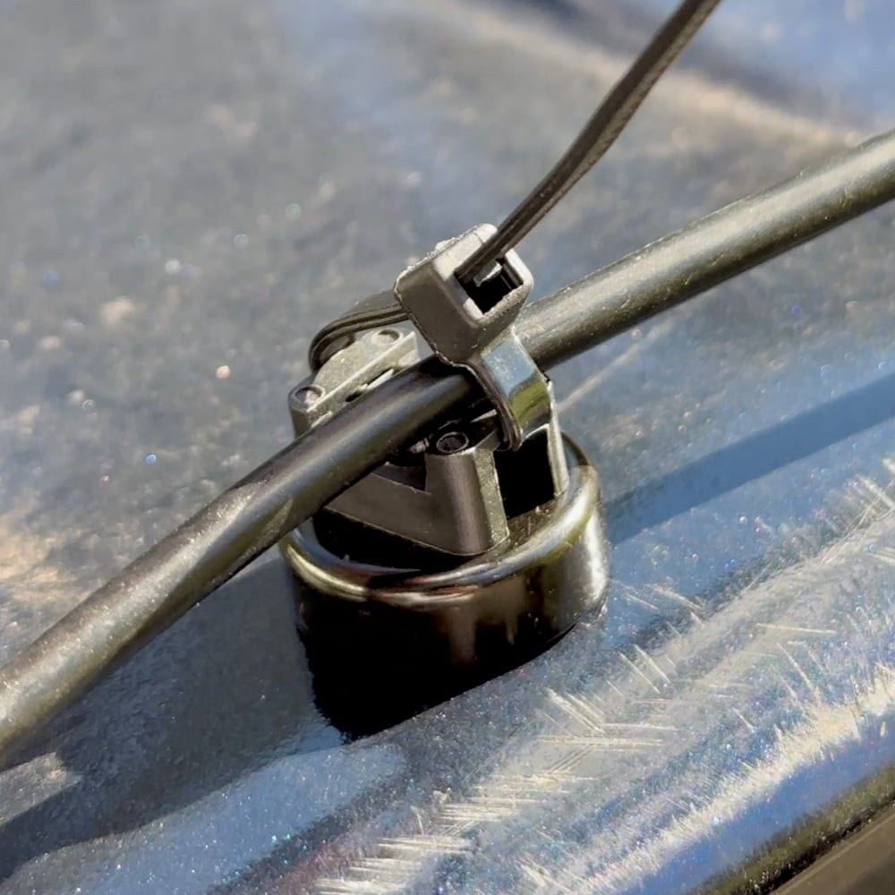 Magnetische kabelbinderhouders