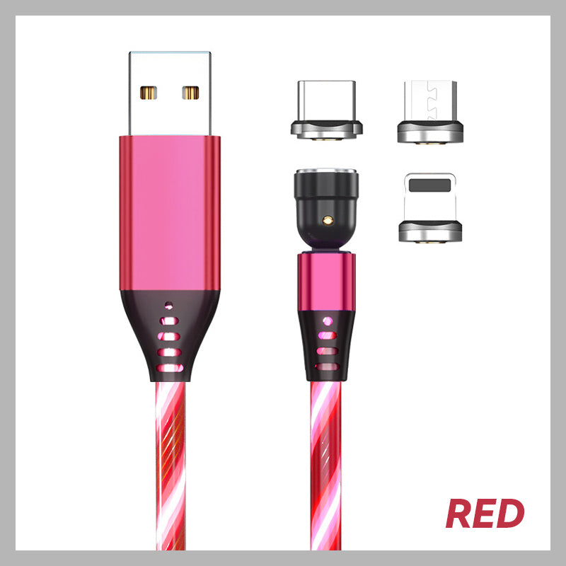 3-In-1 roterende magnetische streamer datakabel