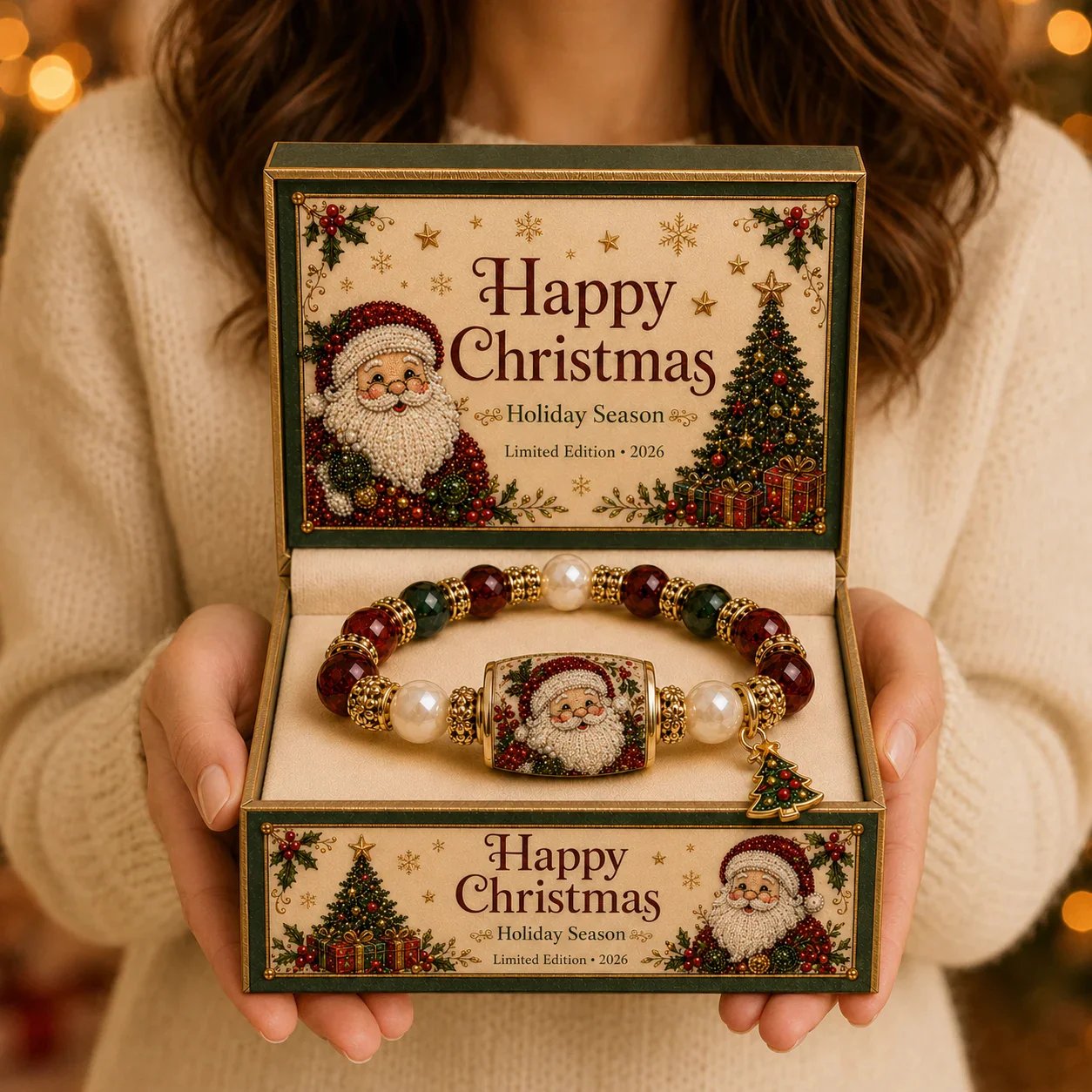 💥 Laatste dag: 50% KORTING – 🎄 Armband uit de Christmas Magic-collectie — Beperkte oplage
