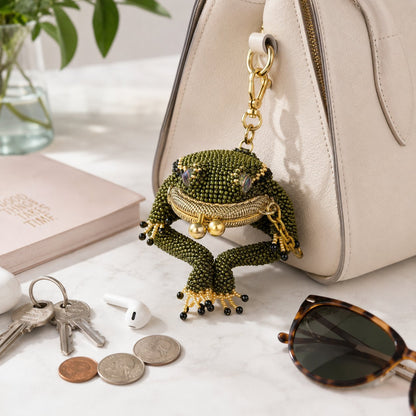 Mini Kikker Portemonnee – Een Klein Accessoire met Grote Charme 🐸✨👜