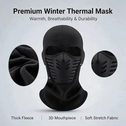Unisex fleece-skimasker dat het hele gezicht bedekt – winddicht, anti-condens, zachte sport- en outdoormuts 🧣