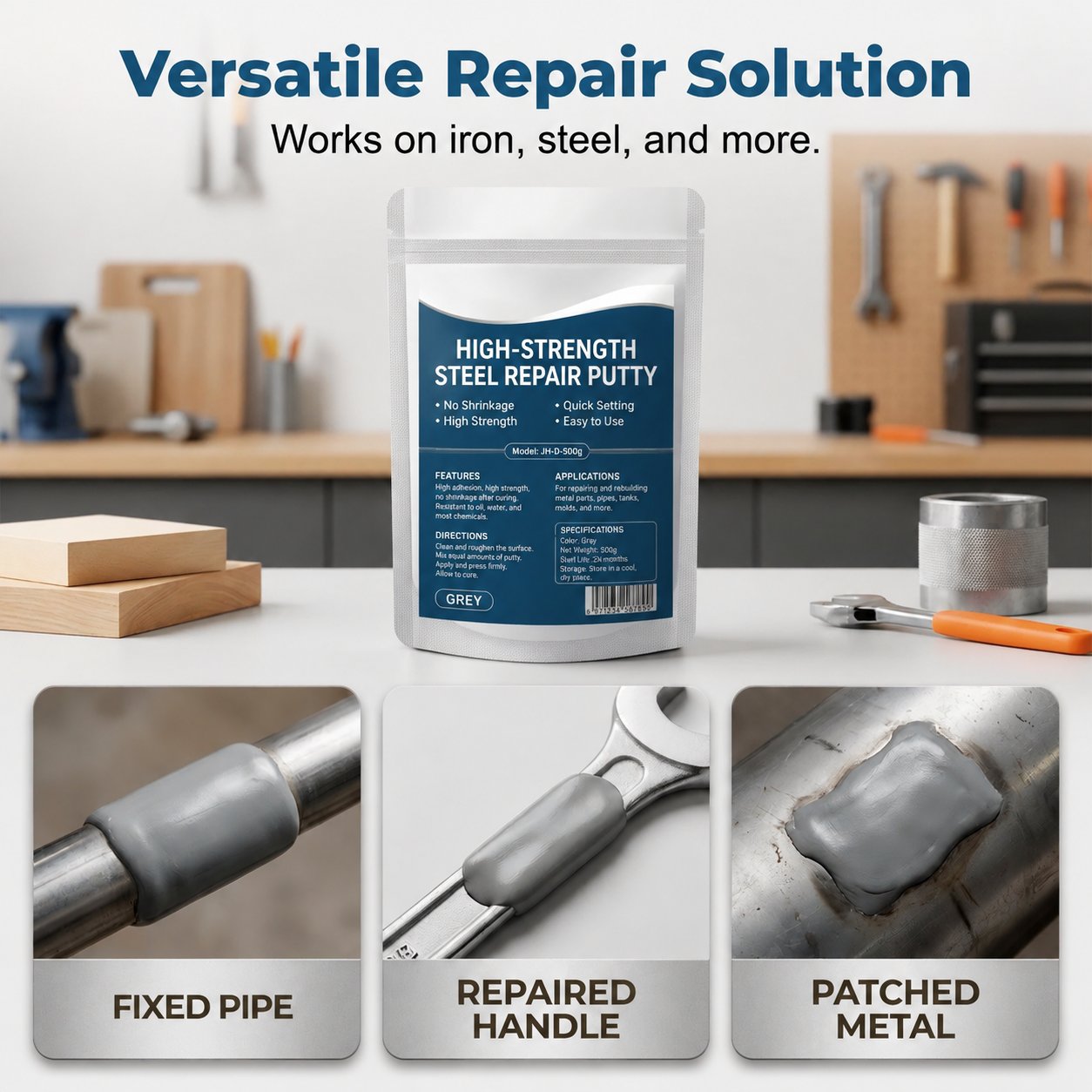 Krachtige Reparatie Klei – Sterk, Duurzaam & Betrouwbaar 🏡🛠️✨
