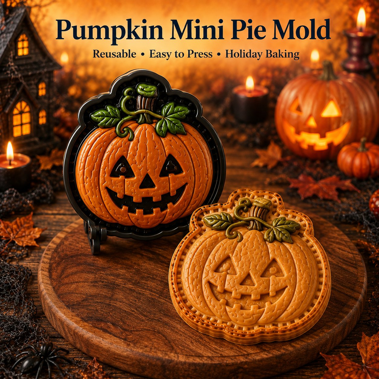 🎃 Collectie mini-taartvormpjes voor Halloween 🚚 Koop er 3 of meer en ontvang gratis verzending