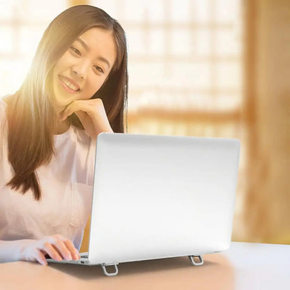 Laptop bureaustandaard met antislip pads Zinklegering liftstandaard