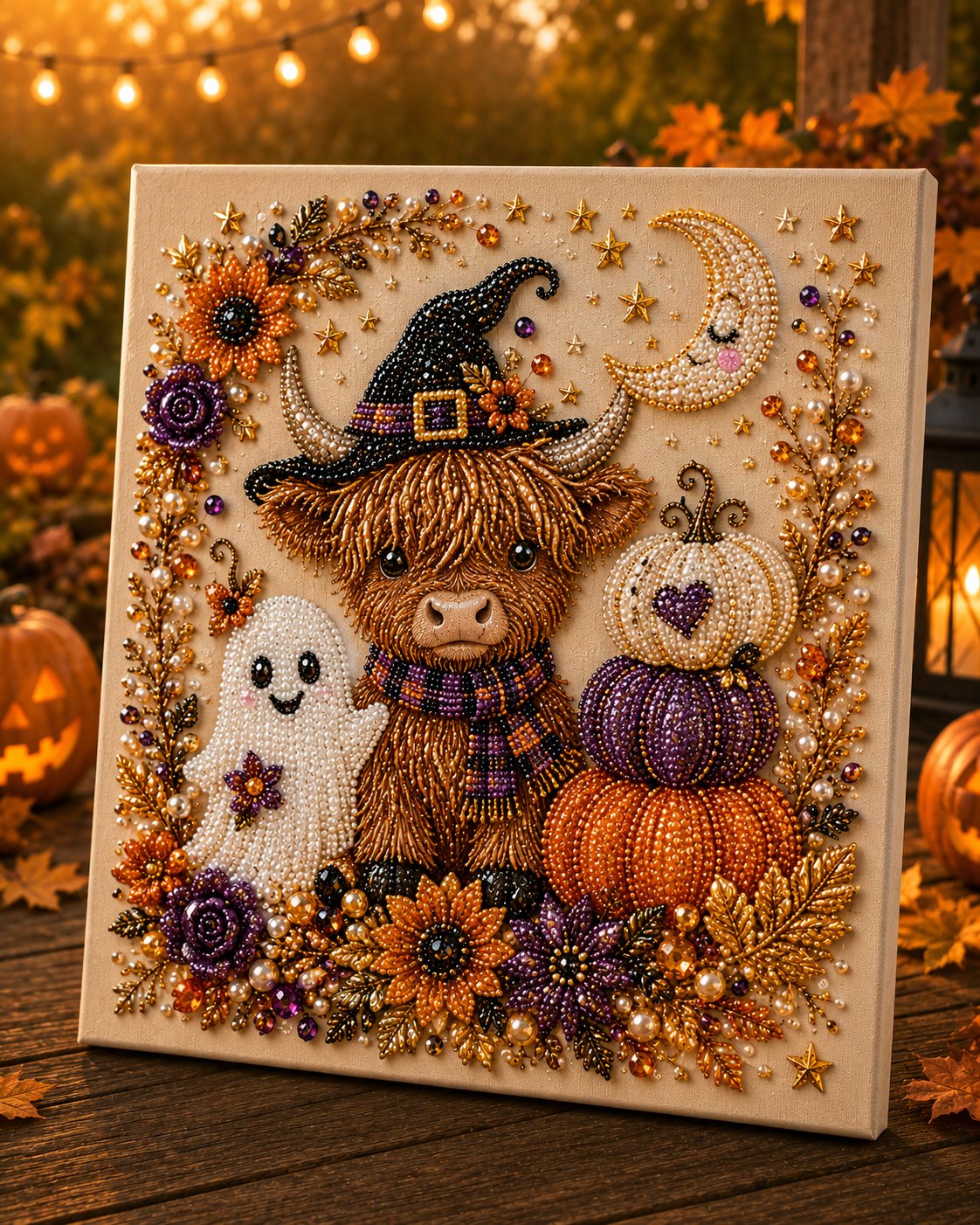 👻✨ DIY-set voor Halloween-parelkunst – Maak van kleine pareltjes griezelig-schattige kunstwerkjes