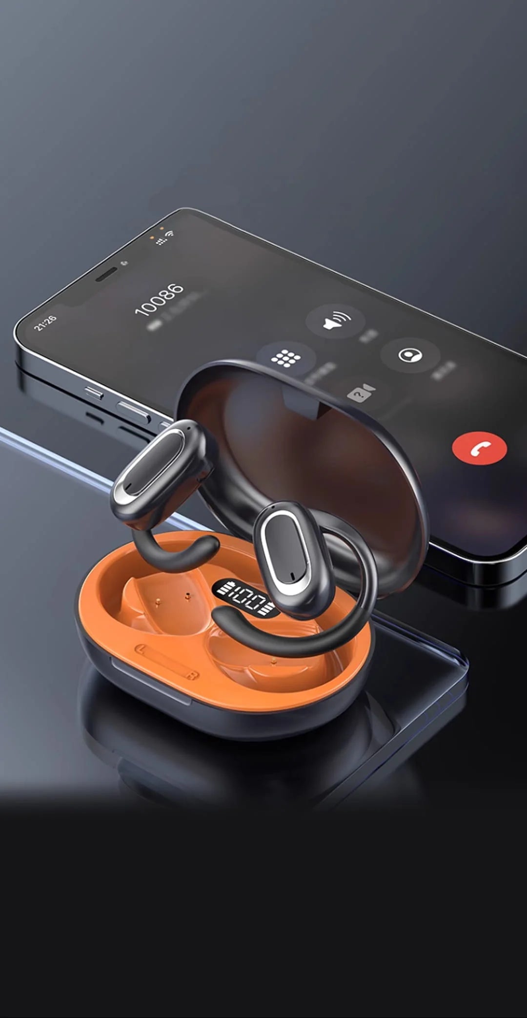 Bluetooth 3D Surround Open Hoofdtelefoon