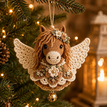 🔥Gehaakte engeltjes als kerstversiering – Schattige gevleugelde kerstboomdecoraties🧶