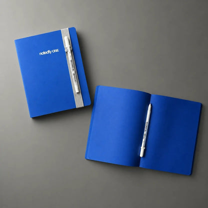 📘 Notedfy Think Blue-notitieboekje – Een andere pagina voor betere ideeën 💙