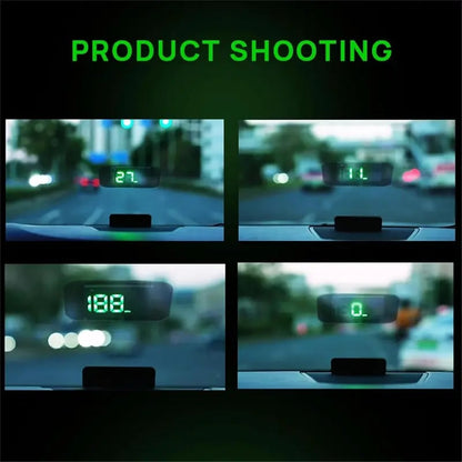 🔥🔥Slimme GPS HUD Snelheidsmeter – Altijd Focus op de Weg 🚘📊✨