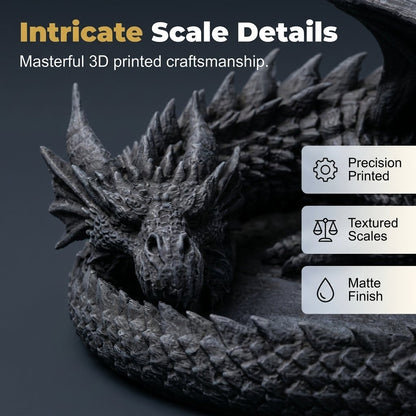 🐉Dragon Guardian 3D-geprinte opbergbak – De schat van de draak!