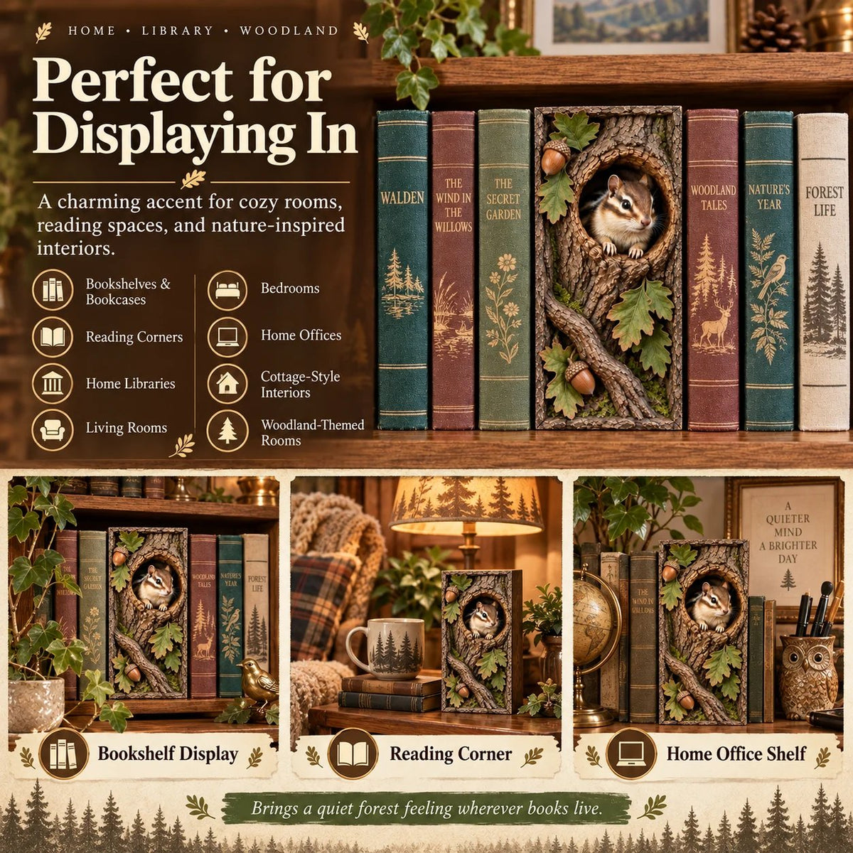🐿️ Bosrijke Boekhoek – Een Klein Bosverhaal op je Boekenplank 🌲📚