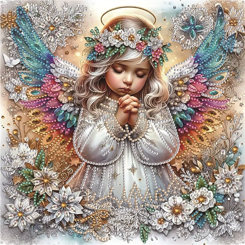 🔥2026 HOT SALE 50% KORTING – 👼✨Sparkling Crystal Diamond Art Kit For DIY Wall Decor
