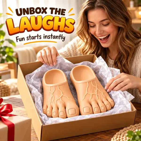 🤘Reusachtige, grappige teenslippers – Trek overal waar je loopt de aandacht en zorg meteen voor een lach!