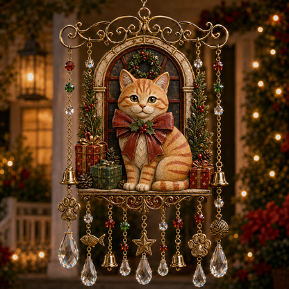 ✨ Kerst Windgong met Kristallen – Laat Jouw Huis Stralen Deze Feestdagen! 🎄💎